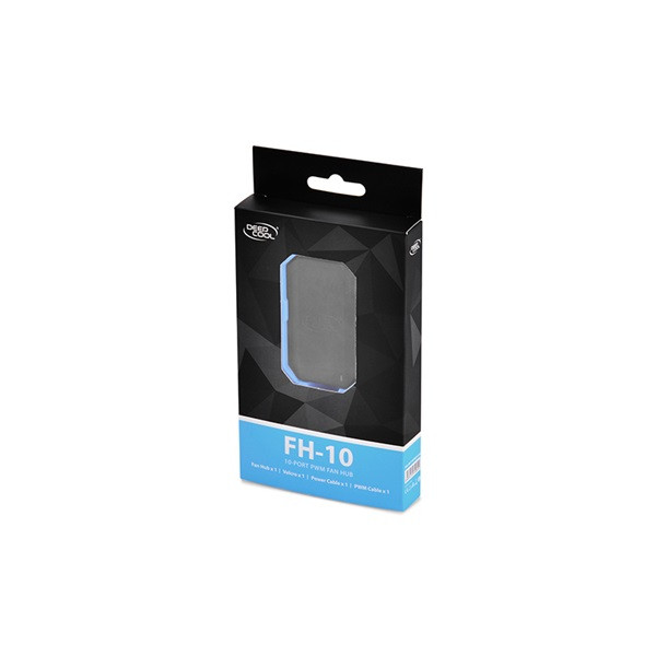 DeepCool Ventilátor tápkábel elosztó - FH-10 (10 db 4pin, SATA) PC