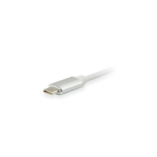 Equip Átalakító Kábel - 133453 (USB Type-C -> DVI-I Dual-link átalakító, apa/anya) PC