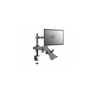 MOUNT-WALL EQuip 13"-32" Articulating Dual Arm Monitor Laptop Desk Mount Bracket TV