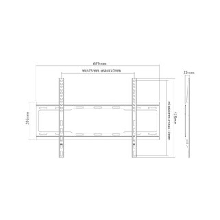 MOUNT-WALL SUNNE 37-70-EF TV fali konzol (37"-70") TV