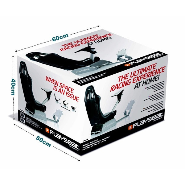 Playseat® Szimulátor cockpit - Revolution Black (Tartó konzolok: kormány, pedál, összecsukható, fekete) PC