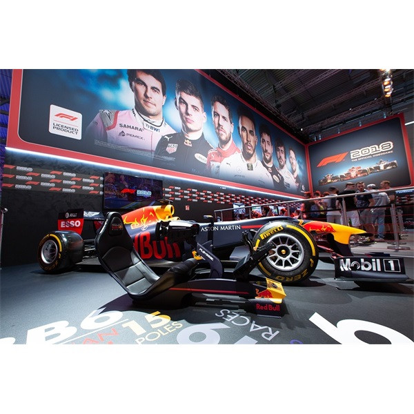 Playseat® Szimulátor cockpit - F1 Aston Martin RED BULL (Tartó konzolok: kormány, váltó, pedál, fekete) PC