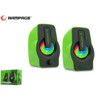 Rampage RMS-G7 Falsetto RGB Hangszóró Zöld PC