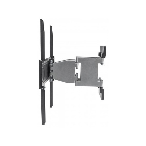 MOUNT-WALL Manhattan TV állvány - Fali, dönthető, forgatható, keskeny aluminium TV állvány Fekete (max.VESA:400x400)(32" TV