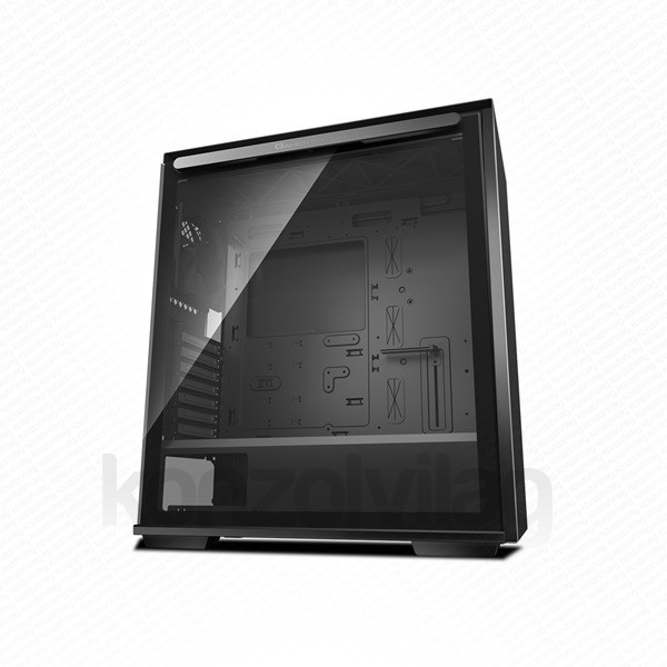 DeepCool Számítógépház - MACUBE 310P BK (fekete, fekete belső, ablakos, 1x12cm ventilátor, ATX, 2xUSB3.0) PC