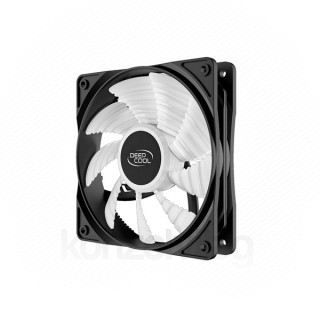 DeepCool Cooler 12cm - RF120W (21,9dB; max. 83,08 m3/h; 3pin csatlakozó; ház hűtésre, fehér LED) PC