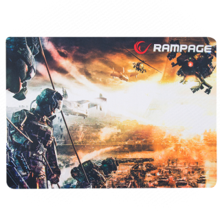 Rampage Egérpad - 300350 (350x250x2mm; fekete) PC