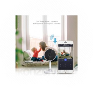 Woox Smart Home Beltéri Kamera - R4071 (1920x1080, 115 fok, mozgás és hang érzékelés, éjjellátó IR10m, Wi-Fi) Otthon