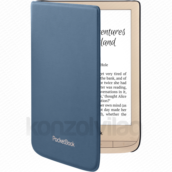 POCKETBOOK e-Reader - PB627 LUX4 Arany + TOK (6"E Ink Carta, Cpu: 1GHz,512MB,8GB,1500mAh, wifi,mSD, kép megvilágítás) Tablet
