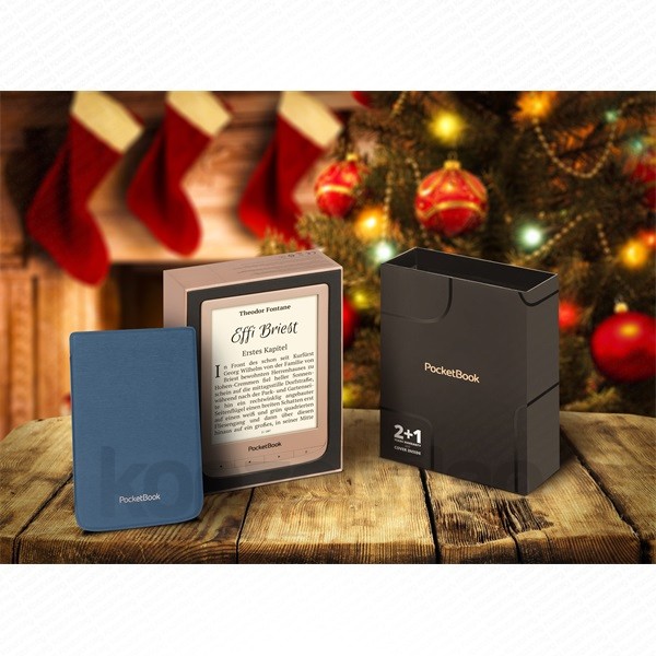 POCKETBOOK e-Reader - PB627 LUX4 Arany + TOK (6"E Ink Carta, Cpu: 1GHz,512MB,8GB,1500mAh, wifi,mSD, kép megvilágítás) Tablet