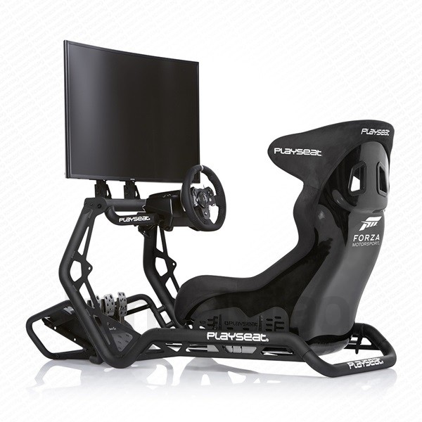 Playseat® Szimulátor cockpit - Sensation Pro Forza (Tartó konzolok: kormány, pedál, TV Konzol 55"-ig, fekete) PC