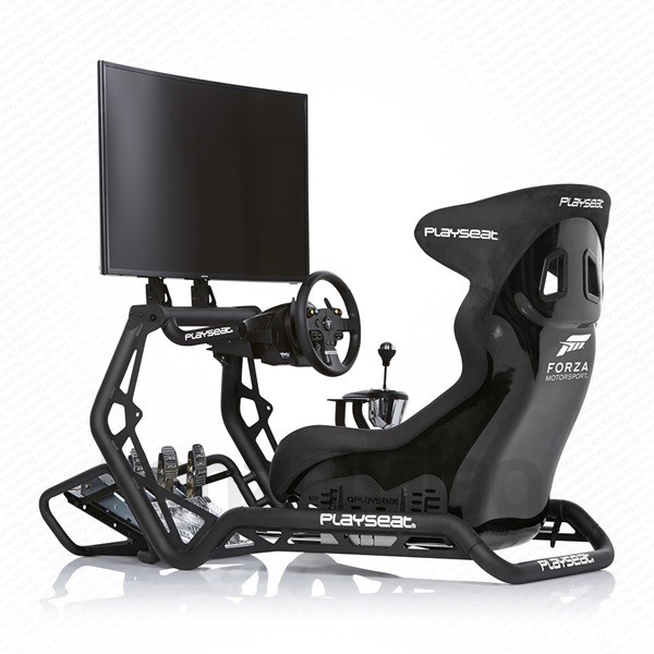 Playseat® Szimulátor cockpit - Sensation Pro Forza (Tartó konzolok: kormány, pedál, TV Konzol 55"-ig, fekete) PC
