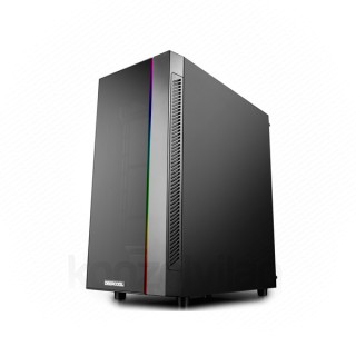 DeepCool Számítógépház - MATREXX 55 V3 ADD-RGB 3F (fekete, ablakos, 3x12cm ventilátor, ATX, mATX, 1xUSB3.0, 2x PC