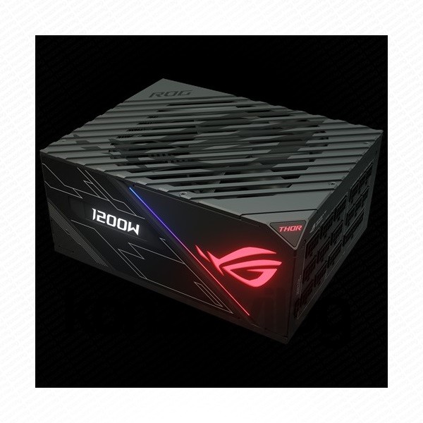 Asus Tápegység 1200W - ROG-THOR-1200P (80 Plus Platinum, Moduláris, harisnyázott kábelek, Ventillátor átmérő... PC