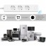Woox Smart Home Okos Elosztó - R4056 (3*110-240V AC, 2x USB, túláram-érzékelő, túlfeszültség-védelem) thumbnail