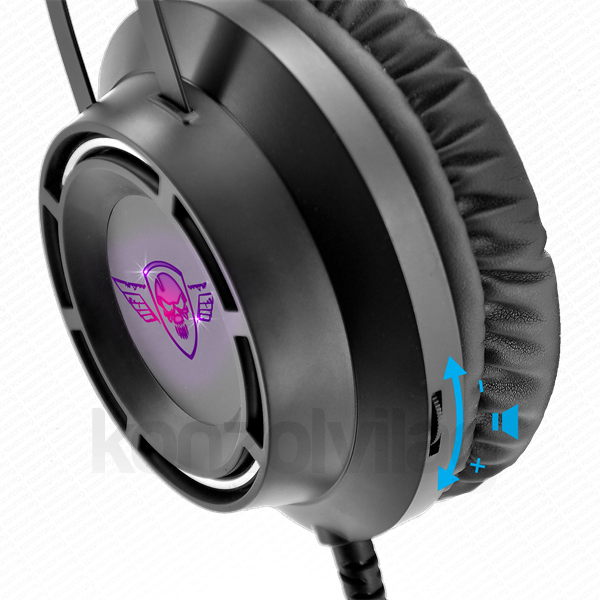 Spirit of Gamer Fejhallgató - ELITE-H70 PS4 (PC/PS4, 7.1, mikrofon, USB, hangerőszabályzó, nagy-párnás, fekete) PC
