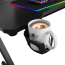 Spirit of Gamer Gamer Asztal - Headquarter 300 (MDF lap, fém lábak, fekete, RGB LED háttérvilágítás, 120 x 66 x 71.5 cm) thumbnail