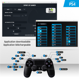 Spirit of Gamer Egér/Billentyűzet adapter konzolokhoz - SOG-CONV2 (Audio, 3x USB-A, 2x USB-C, Nintendo/PS4/PS3/Xbox One) PC