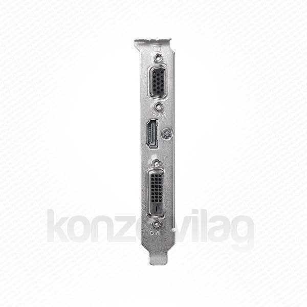 Asus Videókártya - nVidia GT710-SL-1GD5 (1024MB, DDR3, 32bit, 954/5012Mhz, DVI, HDMI, D-Sub, Passzív hűtés) PC