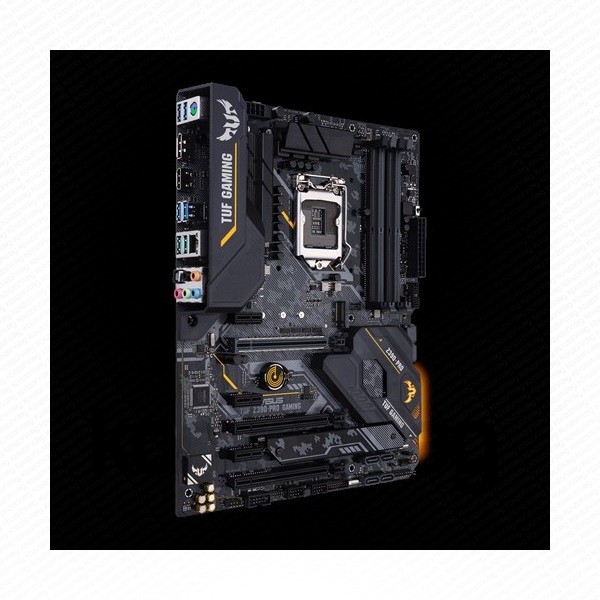 Asus Alaplap - Intel TUF Z390-PRO GAMING s1151 (Z390, 4xDDR4 4266MHz, LAN, 6xSATA3, 2xM.2, RAID 4xUSB2.0, 10xUSB3.1) PC