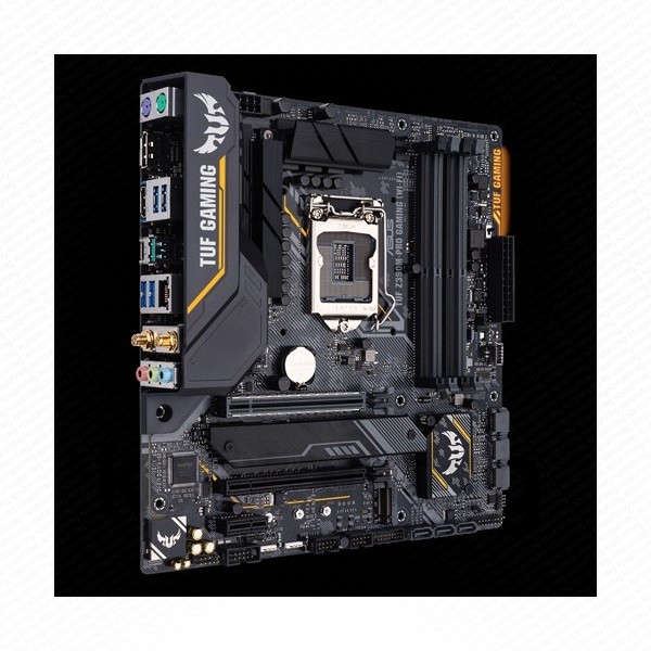 Asus Alaplap - Intel TUF Z390M-PRO GAMING (WI-FI) (Z390, 4xDDR4 4266MHz, LAN, 6xSATA3, 2xM.2, RAID 4xUSB2.0, 9xUSB3.1) PC