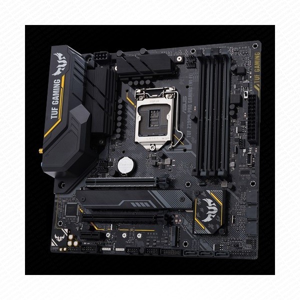 Asus Alaplap - Intel TUF Z390M-PRO GAMING (WI-FI) (Z390, 4xDDR4 4266MHz, LAN, 6xSATA3, 2xM.2, RAID 4xUSB2.0, 9xUSB3.1) PC