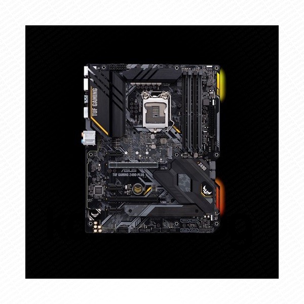 Asus Alaplap - Intel TUF GAMING Z490-PLUS s1200 (Z490, 4xDDR4 4800MHz, 6xSATA3, 2xM.2, RAID, 2xUSB2.0, 8xUSB3.2) PC
