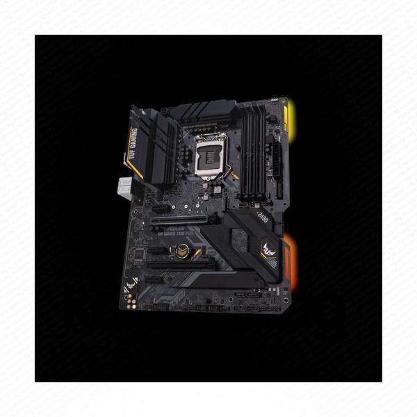 Asus Alaplap - Intel TUF GAMING Z490-PLUS s1200 (Z490, 4xDDR4 4800MHz, 6xSATA3, 2xM.2, RAID, 2xUSB2.0, 8xUSB3.2) PC