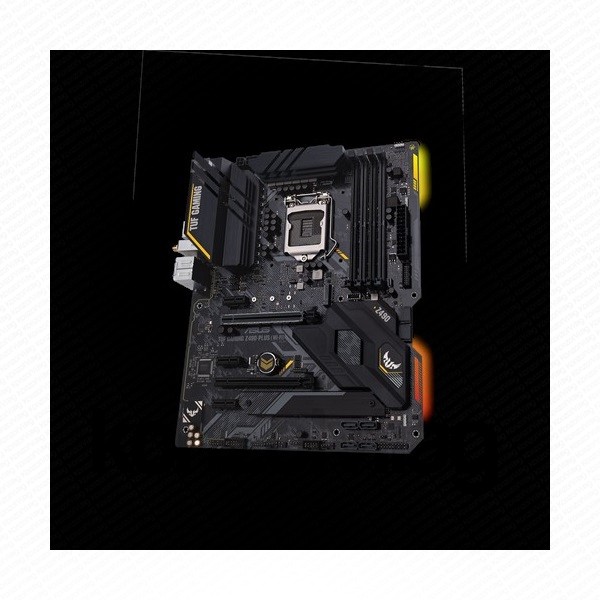 Asus Alaplap - Intel TUF GAMING Z490-PLUS (WI-FI) s1200 (Z490, 4xDDR4 4800MHz, 6xSATA3, 2xM.2, RAID, 2xUSB2.0, 8xUSB3.2) PC