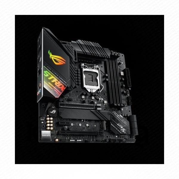 Asus Alaplap - Intel ROG STIRX Z490-G GAMING s1200 (Z490, 4xDDR4 4800MHz, 6xSATA3, 2xM.2, RAID, 4xUSB2.0, 9xUSB3.2) PC