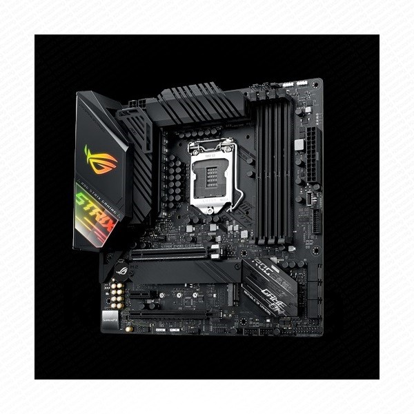 Asus Alaplap - Intel ROG STIRX Z490-G GAMING s1200 (Z490, 4xDDR4 4800MHz, 6xSATA3, 2xM.2, RAID, 4xUSB2.0, 9xUSB3.2) PC