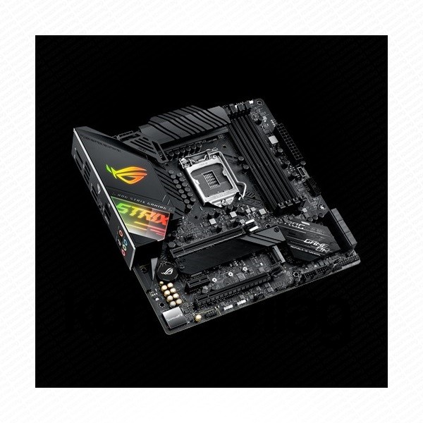 Asus Alaplap - Intel ROG STIRX Z490-G GAMING s1200 (Z490, 4xDDR4 4800MHz, 6xSATA3, 2xM.2, RAID, 4xUSB2.0, 9xUSB3.2) PC