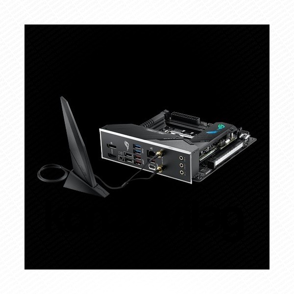 Asus Alaplap - Intel ROG STRIX Z490-I GAMING s1200 (Z490, 4xDDR4 4800MHz, 4xSATA3, 2xM.2, RAID, 4xUSB2.0, 9xUSB3.2) PC