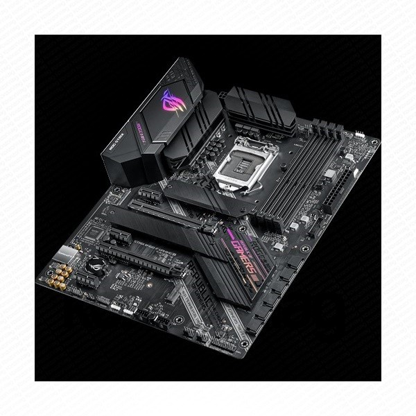 Asus Alaplap - Intel ROG STRIX B460-F GAMING s1200 (B460, 4xDDR4 2933MHz, 6xSATA3, RAID, 2x M.2, 5xUSB2.0, 9xUSB3.2) PC