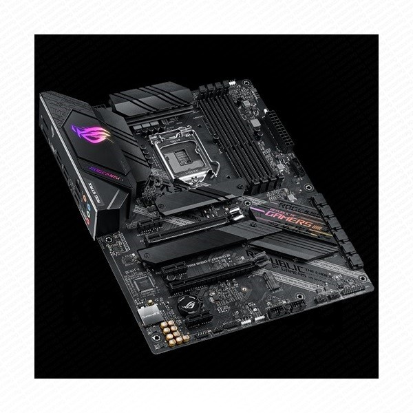 Asus Alaplap - Intel ROG STRIX B460-F GAMING s1200 (B460, 4xDDR4 2933MHz, 6xSATA3, RAID, 2x M.2, 5xUSB2.0, 9xUSB3.2) PC