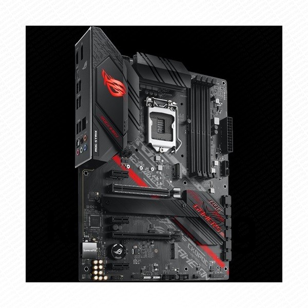 Asus Alaplap - Intel ROG STRIX B460-H GAMING s1200 (B460, 4xDDR4 2933MHz, 6xSATA3, RAID, 2x M.2, 4xUSB2.0, 9xUSB3.2) PC