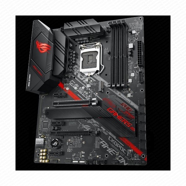 Asus Alaplap - Intel ROG STRIX B460-H GAMING s1200 (B460, 4xDDR4 2933MHz, 6xSATA3, RAID, 2x M.2, 4xUSB2.0, 9xUSB3.2) PC