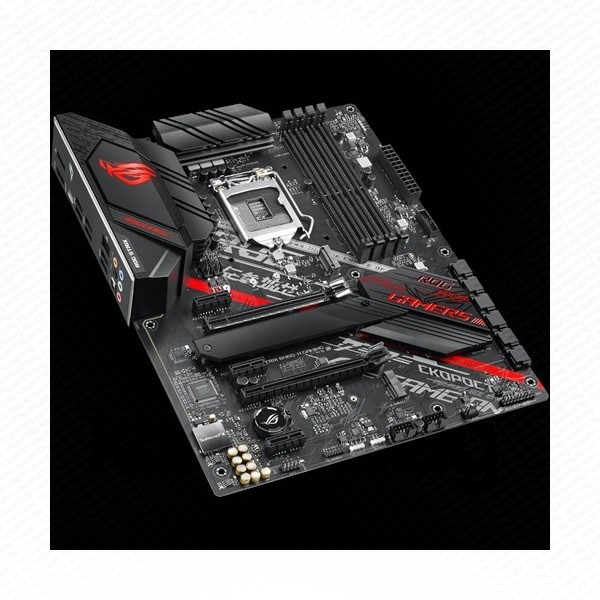 Asus Alaplap - Intel ROG STRIX B460-H GAMING s1200 (B460, 4xDDR4 2933MHz, 6xSATA3, RAID, 2x M.2, 4xUSB2.0, 9xUSB3.2) PC