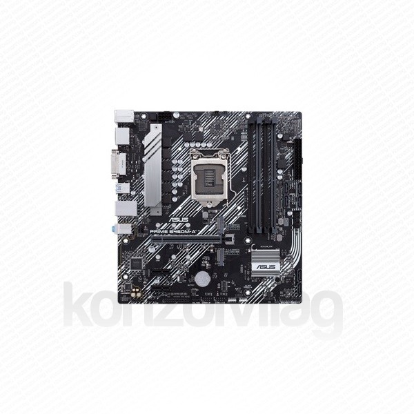 Asus Alaplap - Intel PRIME B460M-A s1200 (B460, 4xDDR4 2933MHz, 6xSATA3, RAID, 2x M.2, 6xUSB2.0, 6xUSB3.2) PC