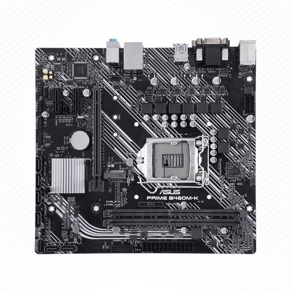 Asus Alaplap - Intel PRIME B460M-K s1200 (B460, 2xDDR4 2933MHz, 6xSATA3, RAID, 1x M.2, 6xUSB2.0, 6xUSB3.2) PC