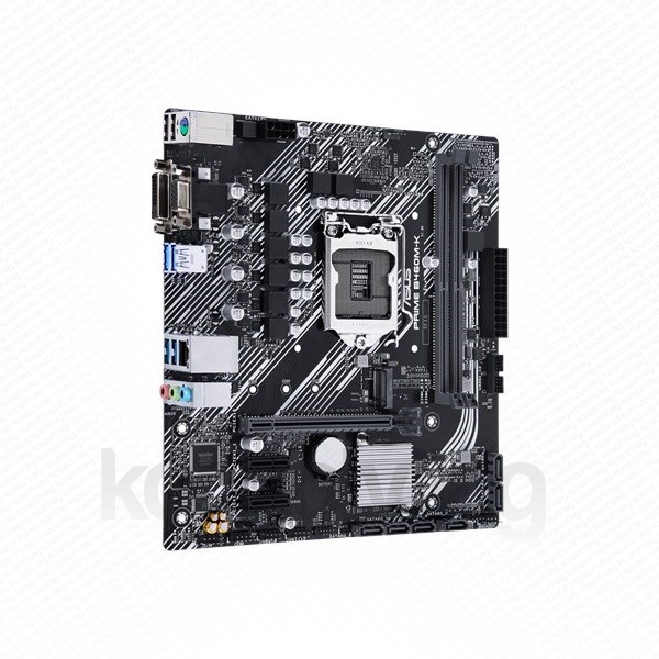 Asus Alaplap - Intel PRIME B460M-K s1200 (B460, 2xDDR4 2933MHz, 6xSATA3, RAID, 1x M.2, 6xUSB2.0, 6xUSB3.2) PC