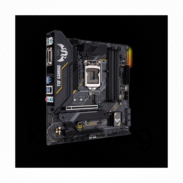 Asus Alaplap - Intel TUF GAMING B460M-PLUS s1200 (B460, 4xDDR4 2933MHz, 6xSATA3, RAID, 2x M.2, 6xUSB2.0, 6xUSB3.2) PC
