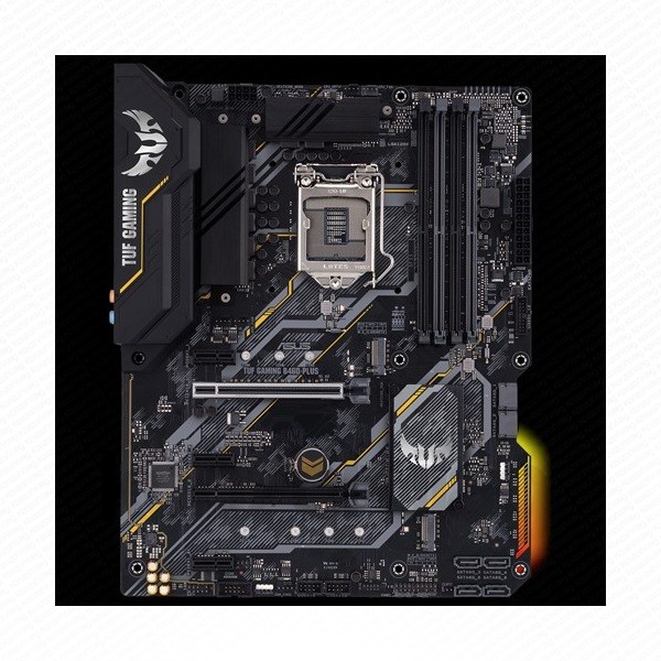 Asus Alaplap - Intel TUF GAMING B460-PLUS s1200 (B460, 4xDDR4 2933MHz, 6xSATA3, RAID, 2x M.2, 4xUSB2.0, 8xUSB3.2) PC