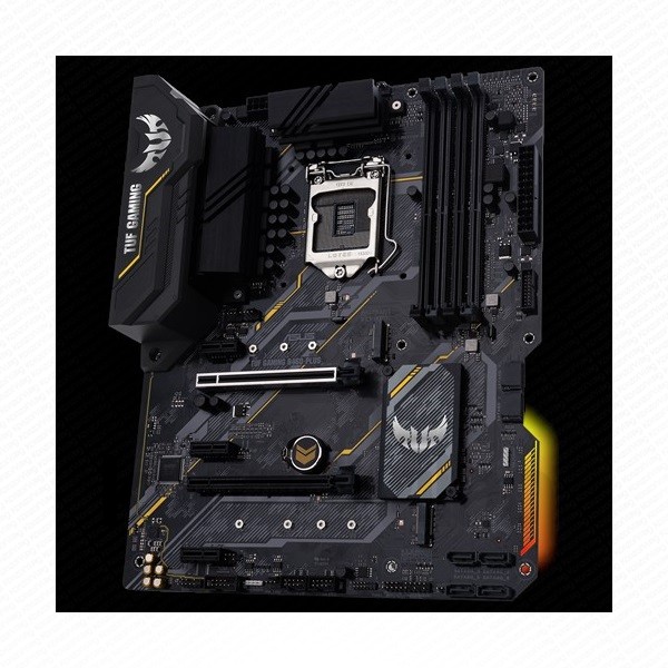 Asus Alaplap - Intel TUF GAMING B460-PLUS s1200 (B460, 4xDDR4 2933MHz, 6xSATA3, RAID, 2x M.2, 4xUSB2.0, 8xUSB3.2) PC