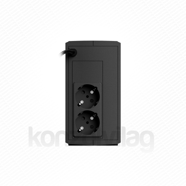 NJOY Szünetmentes 600VA - Keen 600 (2 Schuko, line-interaktív, fekete) PC