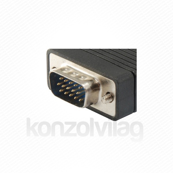 Equip VGA - VGA (Apa-Apa) Duplán érnyékolt v1 20m - Monitor kábel PC