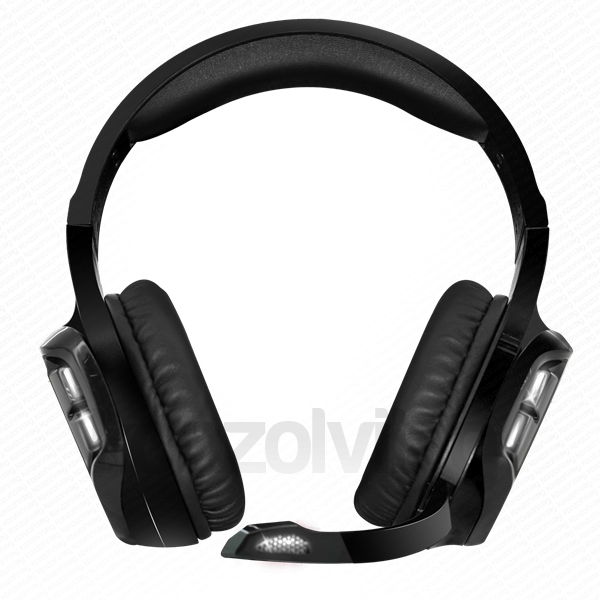 Spirit of Gamer Wireless Fejhallgató - MIC-XH1100 (MultiPlatform,7.1,mikrofon, hangerőszabályzó, nagy-párnás, fekete) PC