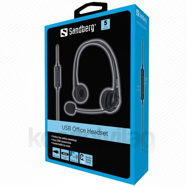 Sandberg USB Office Headset PC