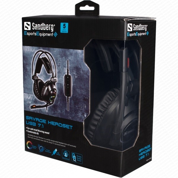 Sandberg Savage Headset USB 7.1 PC