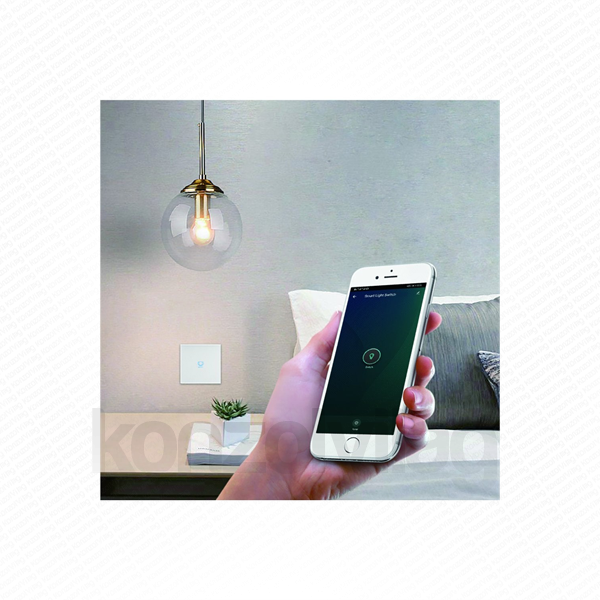 Woox Smart Zigbee Jelzőfényes Fali Kapcsoló - R7063 (Zigbee 3.0, beltéri) Otthon